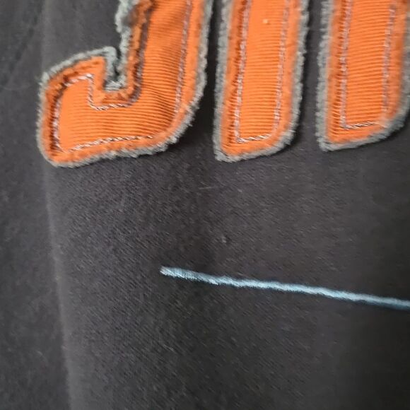 hoodie top long sleeve logo print Small Jimmys Unisex Comfy Bar Y2k Long Sleeve - Picture 3 of 16